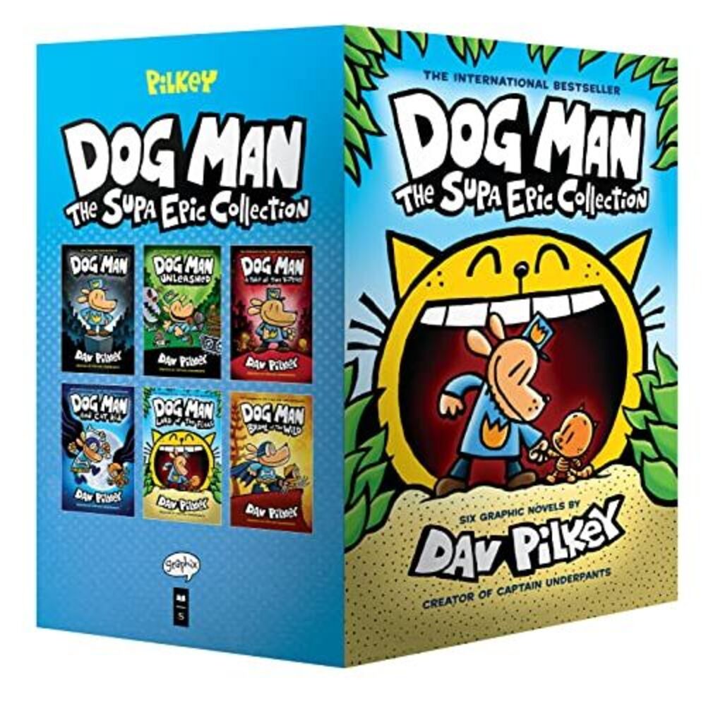 Scholastic - Dog Man: The Supa Epic Collection - by Dav Pilkey  Blue